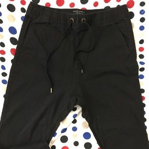 Forever 21 Drop Crotch Chino Joggers